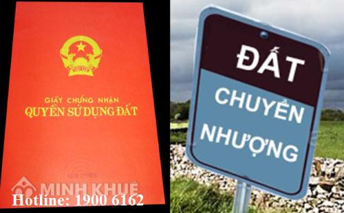 Tư vấn về việc chuyển nhượng quyền sử dụng đất và chuyển đổi mục đích sử dụng đất ?